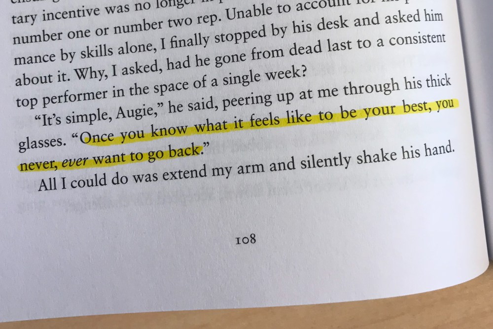 Action begets everything quote